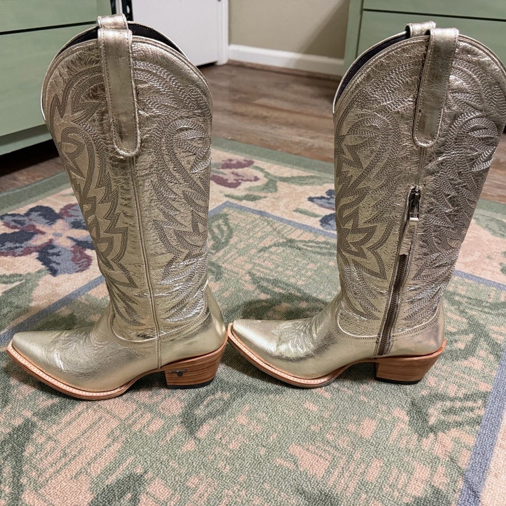 SMOKESHOW BOOT - CHAMPAGNE METALLIC - Picture 2 of 6